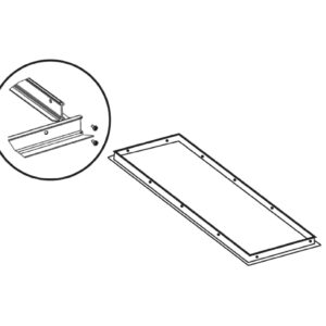 Image of 1x4 MUD IN FRAME FOR TROFFER