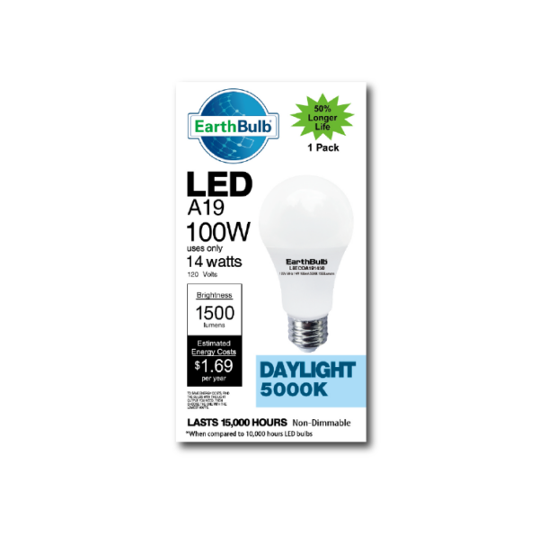14 Watt 1500LM 5000K A19 LED – Value Line - Image 2