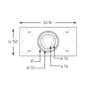 Image of CDL NEW CONSTRUCTION PLATE FOR T-GRID CEILING