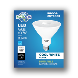10827 Indoor/Outdoor LED EarthBulb in Cool White 4000K