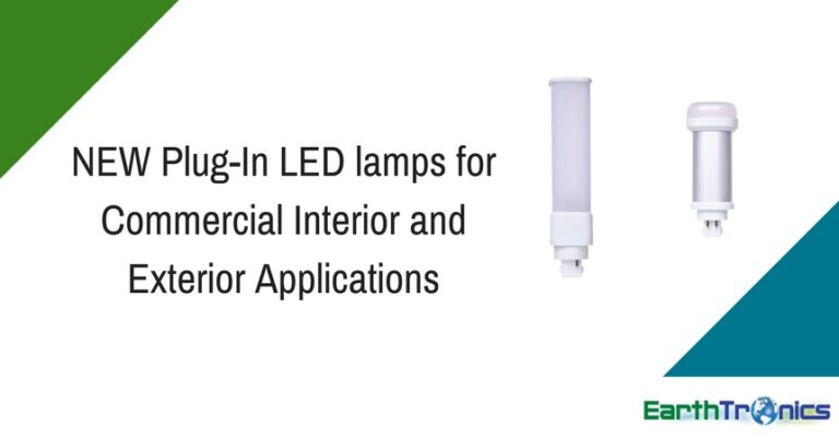 new plug-in LED lamps for commercial interior and exterior applications