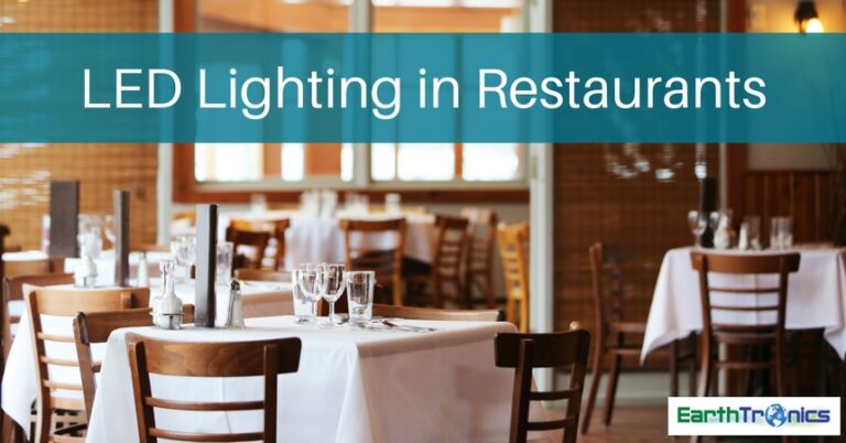 LED lighting in restaurants