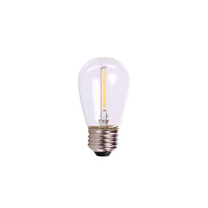 80 Lumens S14 Clear Filament LED