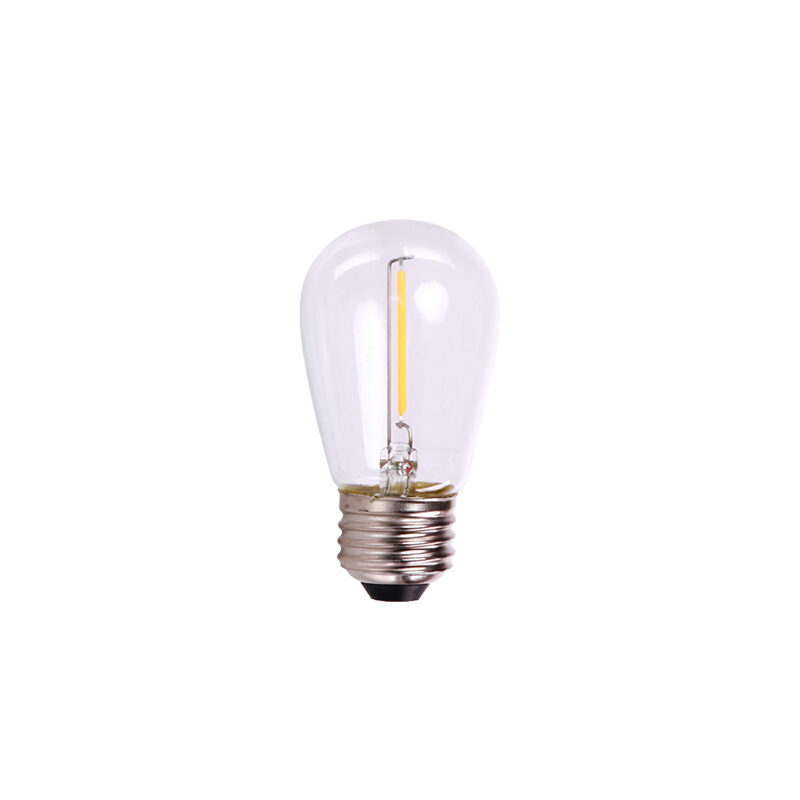 80 Lumens S14 Clear Filament LED