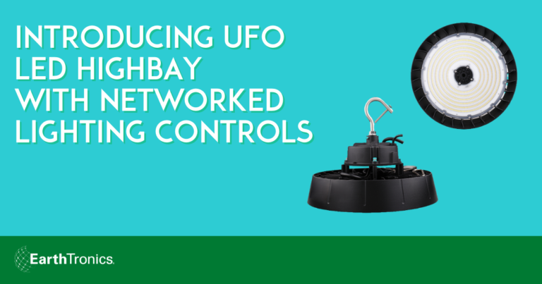 New UFO LED Highbay Equipped with Networked Lighting Controls