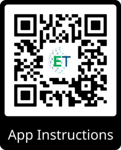EarthConnect App Instructions QR Code