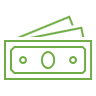Green Cash Icon