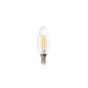 Image of 4 Watt 330LM 2700K B10 Clear Filament LED
