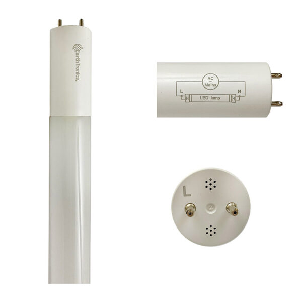 Image of 2200 Lumen, 15 Watt, Type B, 4000K, 48 inch, Direct Wire Double End, Coated